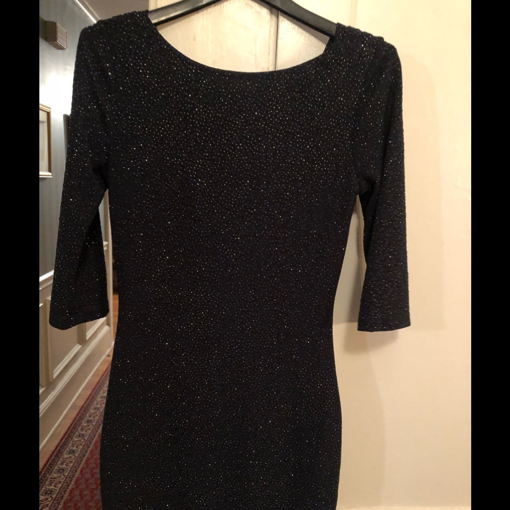 Navy shimmering dress